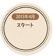 2013年4月 スタート