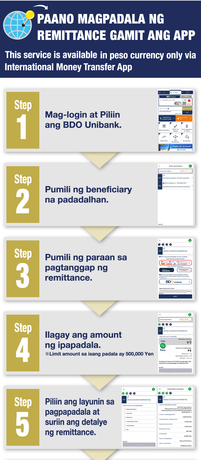 PAANO MAGPADALA NG REMITTANCE GAMIT ANG APP